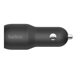 Belkin Game Consoles, Speakers Boost Charge Dual Port USB-A Car Charger 24W