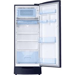 Samsung Single Door Refrigerator | 183 L | 3 Star | Midnight Blossom Blue | RR20D1823UZ/HL