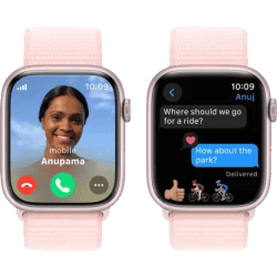 Apple Watch Series 9 | GPS + Cellular 45mm | Pink Case & Light Pink Sport Loop