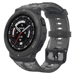 Amazfit Active Edge Smart Watch with Stylish Rugged Sport & Fitness Design GPS Workouts & Exercise | 16 Days Battery | Midnight Pulse