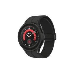 SAMSUNG Galaxy Watch5 Pro Smartwatch with Bluetooth Calling | 45mm Super AMOLED Display | Black Titanium | SM-R920NZKAINU