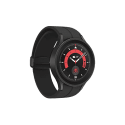 SAMSUNG Galaxy Watch5 Pro Smartwatch with Bluetooth Calling | 45mm Super AMOLED Display | Black Titanium | SM-R920NZKAINU