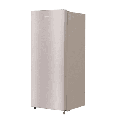 Haier Refrigerator DC 190 L Inox Steel Single Door 4 Star BEE Rating HRD-2104BIS-P