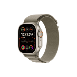 APPLE WATCH ULTRA 2 | 49MM |  M SIZE CEL | TITANIUM CASE OLIVE ALPINE LOOP