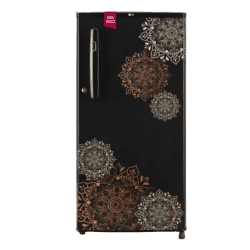 LG 185 L Direct Cool Single Door 3 Star Refrigerator with Fast Ice Making | GL-B199OERD | Ebony Regal |