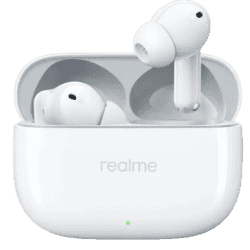 Realme Buds T300 with 12.4mm Driver | 30dB ANC | 360 Spatial Audio and 40 hours Playback Bluetooth Headset | Youth White