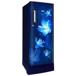 Whirlpool  Direct-Cool Single Door Refrigerator | 215 IMPC ROY SAPPHIRE FLOWER RAIN | 200 L/3 Star | Blue