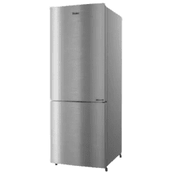 Haier Frost Free Double Door Refrigerator | 2 Star | 265 L | Inox Steel | HRB-3152BIS