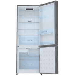 Haier Frost Free Double Door Refrigerator | 2 Star | 265 L | Inox Steel | HRB-3152BIS