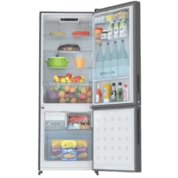 Haier Frost Free Double Door Refrigerator | 2 Star | 265 L | Inox Steel | HRB-3152BIS