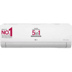 LG | 1.5 Ton | 5 Star Split Dual Inverter AC | RSNQ19BNZE AN | White