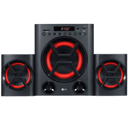 LG LK72B | Deep Bass,Bluetooth, Optical, USB, SD Card and FM Radio 40 W Bluetooth Home Theatre | Black