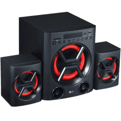 LG LK72B | Deep Bass,Bluetooth, Optical, USB, SD Card and FM Radio 40 W Bluetooth Home Theatre | Black