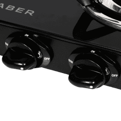 FABER Star 4BB BK Gas Stove | 4 Burner | Black