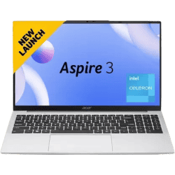 Acer Aspire 3 Laptop | Intel Celeron Dual Core N4500  | 8 GB | 512 GB SSD | Steel Grey | A325-45