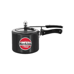 Hawkins Instaa Pressure Cooker | 3 L | Induction Inner Lid Cooker | Tall Body Hard Anodised Cooker | Black | IIH3T