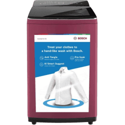BOSCH | Fully Automatic Top Load Washing Machine | 8 kg |  Maroon | WOE802I7IN