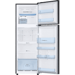 Samsung Frost-Free Double Door Refrigerator | Convertible 3 In 1 Digital Inverter  Appliance | 256L | 3 Star | Black | RT30C3733B1/HL