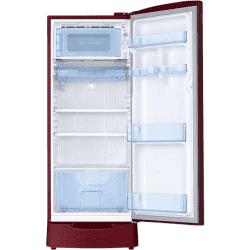 Samsung Digital Inverter Direct-Cool Single Door Refrigerator | 183 L | 3 Star | Midnight Blossom Red | RR20D1823RZ/HL