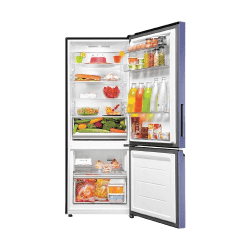 Haier Frost Free Double Door Bottom Mounted Refrigerator | 325 L | 2 Star | Storm Inox | HRB 3752BSI P