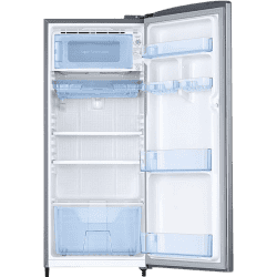 Samsung Direct Cool Single Door Refrigerator | 183 L | 3 Star | Elegant Inox | RR20C2Y23S8/NL