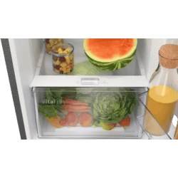 BOSCH Frost Free Double Door Refrigerator | 243 L | Top Mount | Shiney Silver | CTN27S031I