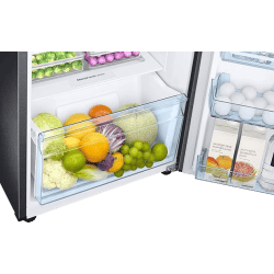 Samsung Frost-Free Double Door Refrigerator | Convertible 3 In 1 Digital Inverter  Appliance | 256L | 3 Star | Black | RT30C3733B1/HL