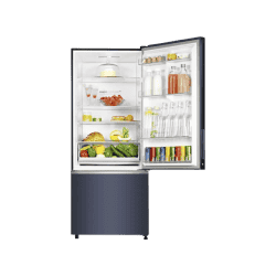 Haier Frost Free Double Door Bottom Mount Convertible Refrigerator | 14 in 1 Convertible |  IcingDigital Control Panel | Graphite Black | HRB-4952BGK-P