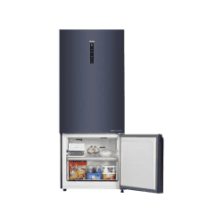 Haier Frost Free Double Door Bottom Mount Convertible Refrigerator | 14 in 1 Convertible |  IcingDigital Control Panel | Graphite Black | HRB-4952BGK-P