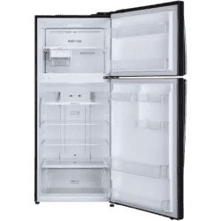 LG 1 Star Frost Free Double Door Convertible Refrigerator | Door Cooling | Inverter Compressor | Express Freeze | Multi Air Flow | 412 L | GL-T432AESR | Ebony Sheen
