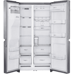 LG 668 L Inverter Linear Frost Free Side-by-Side Refrigerator | GC-L247CLAV | Silver