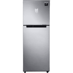 SAMSUNG 253 L Frost Free Double Door 3 Star Refrigerator | RT28T3453S9/HL | Refined Inox