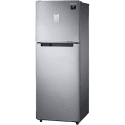 SAMSUNG 253 L Frost Free Double Door 3 Star Refrigerator | RT28T3453S9/HL | Refined Inox
