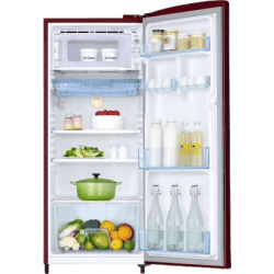 SAMSUNG Single Door Refrigerator RR20A1Y1B6R | Mystic Overlay Red