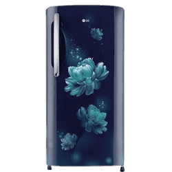 LG Direct Cool Single Door Refrigerator  | GL-B211HBCD | 201 Ltr/3 Star | Blue Charm Finish