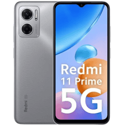 REDMI 11 Prime 5G |128 GB/6 GB RAM | Chrome Silver