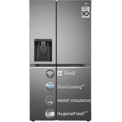 LG  GL-L257CPZX | Frost Free Side by Side Refrigerator with Smart Inverter Compressor | 635 L