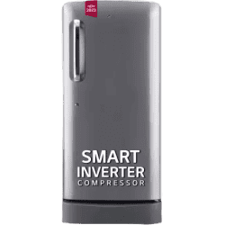 LG 205 L Direct Cool Single Door 5 Star Refrigerator | Smart Inverter Compressor | GL-D221APZZ | Shiny Steel
