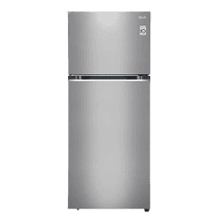 LG 423 L 2 Star Frost Free Double Door Refrigerator | Shiny Steel
