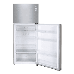 LG 423 L 2 Star Frost Free Double Door Refrigerator | Shiny Steel