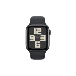 Apple Watch SE 2ND GPS 40mm Midnight Aluminium Case with Midnight Sport Band - S/M