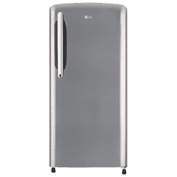 LG Refrigerator | 204 L | Direct Cool Single Door | 5 Star | Shiny Steel | GL-B211HPZZ