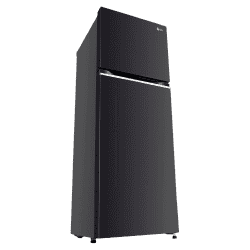 LG Frost Free Double Door 3 Star Convertible Refrigerator | 246 L | with Inverter Compressor | Ebony sheen | GL S262SESX