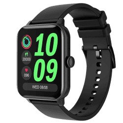 Fire-Boltt Ninja Bluetooth Calling Smartwatch | SpO2 | Heart Rate Monitoring & AI Voice Assistant | Free Size | BLACK