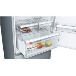 BOSCH 415 L Frost Free Double Door 3 Star Refrigerator | KGN46XL40I | Grey