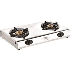 Butterfly Rhino Stainless Steel Manual Gas Stove | 2 Burners