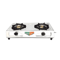 Greenchef LPG Stove 2Burner Chandini | Gas stove | Black