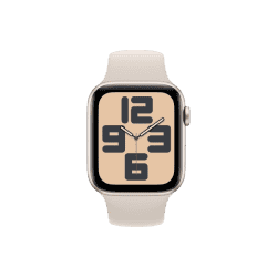APPLE WATCH SE 2ND GEN | M/L SIZE | 44MM | GPS STARLIGHT ALUMINIUM STARLIGHT SPORT BAND