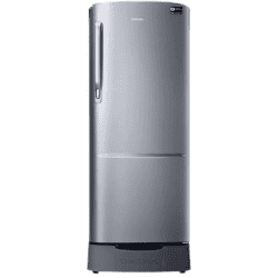 SAMSUNG 230 L Direct Cool Single Door 3 Star Refrigerator | RR24A282YS8/NL |  Elegant Inox