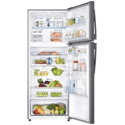 SAMSUNG 478 L Frost Free Double Door 3 Star Convertible Refrigerator | RT49R633ESL/TL | EZ Clean Steel | Silver